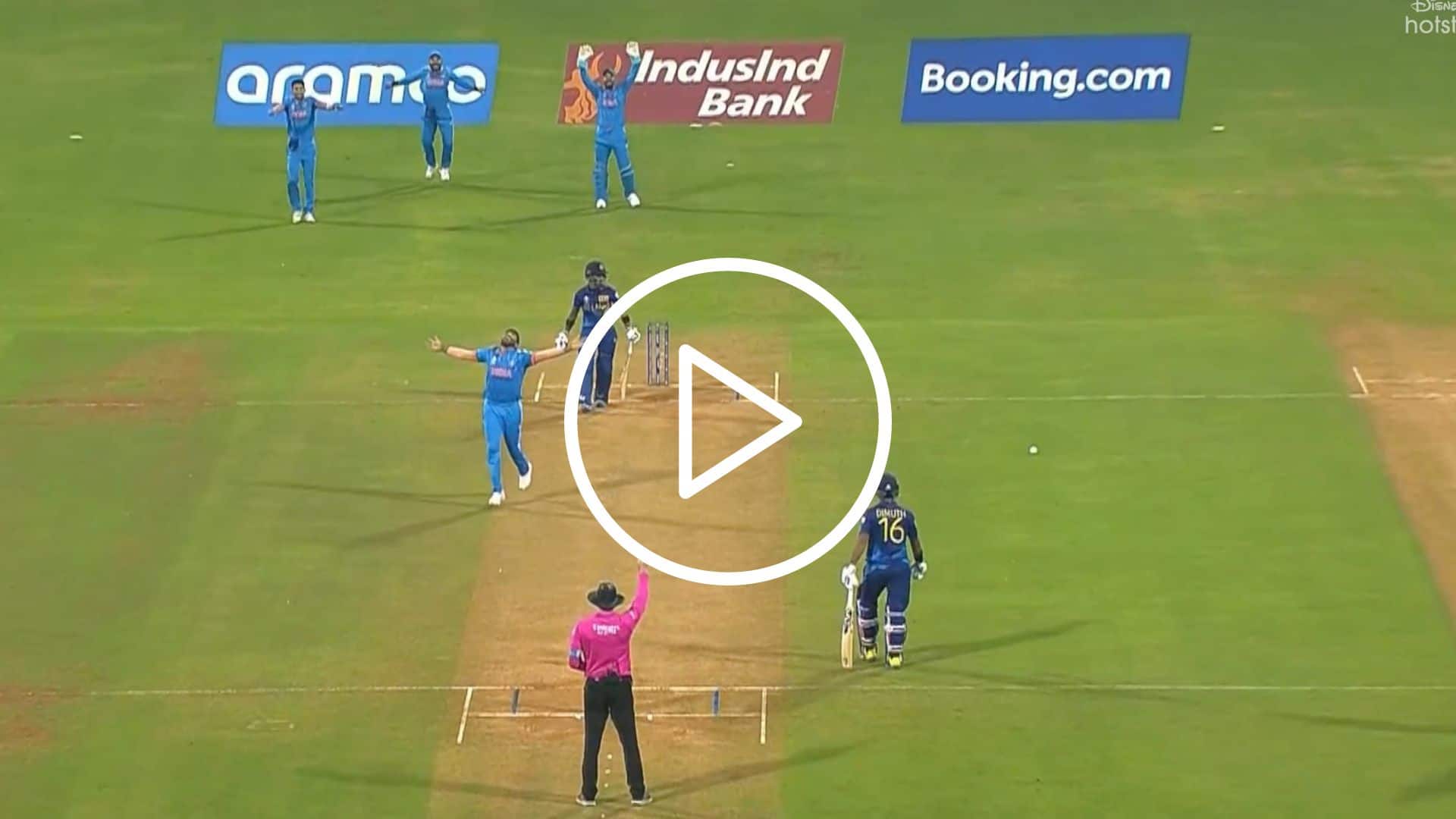 [Watch] Jasprit Bumrah's Deadly Delivery Sends Nissanka Packing On Golden Duck